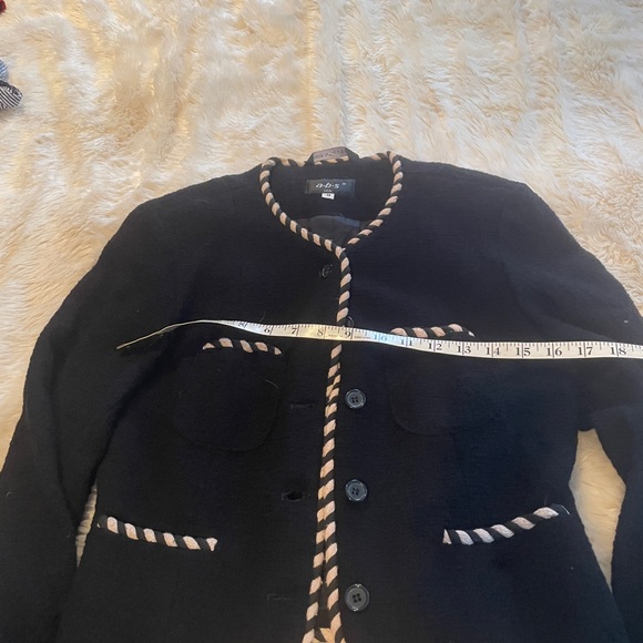 Chic Black Jacket ABS 8 Blazer Coat - Picture 5 of 10